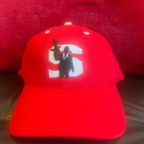 SCARFACE Flex Fit Hat Red by JH Design -Official Licensed - New missing Tag - Picture 6 of 6